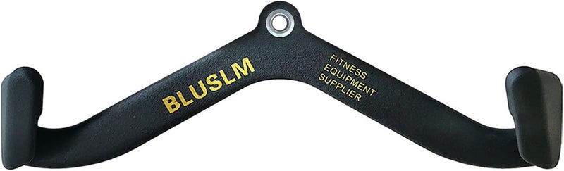 BLUSLM LAT Pull Down Bar for Cable Machine, LAT Pulldown Attachments T Bar V Bar Cable Attachment, Back Tricep Bar Strength Training Handle - Image 1